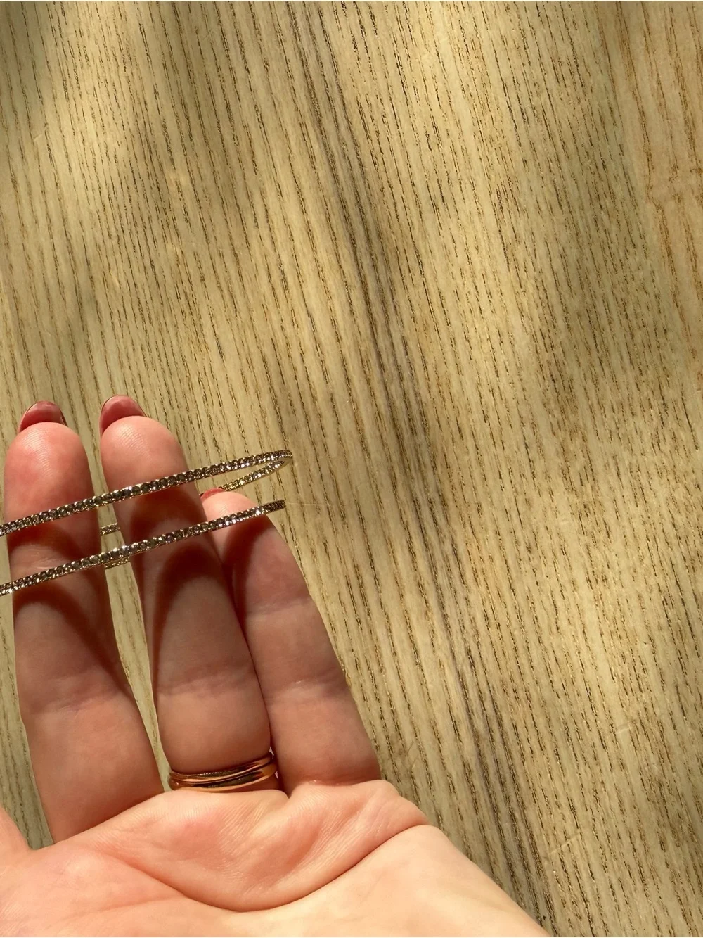 House of Harlow 1960 Hoop Earrings with Diamond Accents